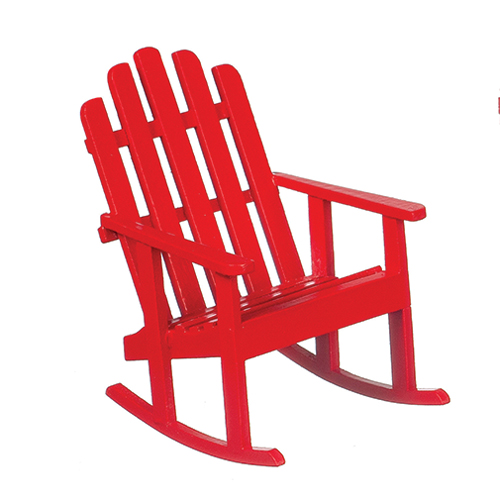 Adirondack Rocker, Red